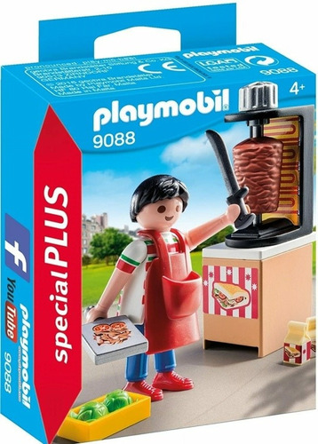 Playmobil Vendedor De Tacos Al Pastor (kebab)