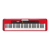 Teclado Organo Casio Cts200rd Rojo 61 Teclas 5/8 + Fuente