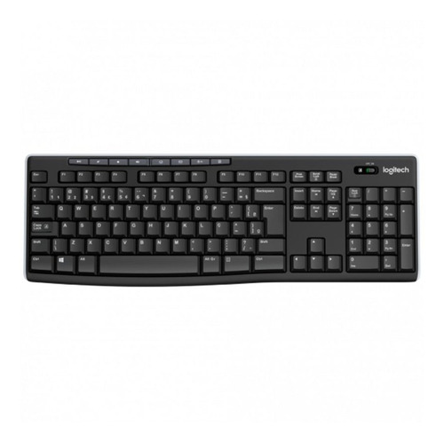 Teclado Sem Fio Preto K270 Logitech Novo