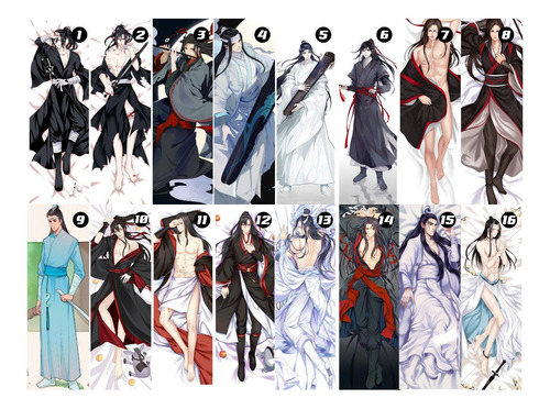 Dakimakura Mo Dao Zu Shi 2 Lados+relleno 50 X 150