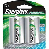 Pila D Energizer Recharge Nh50-2500 Cilíndrica