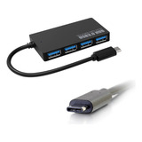 Hub Usb C A 4 Puertos Usb 3.0 Compatible Macbook Pc