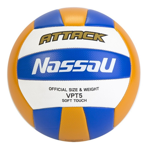 Pelota De Voley Nassau Attack Numero 5 Profesional