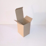 Pack 50 Cajas De 10x12x18 Cm En Microcorrugado Kraft Cs