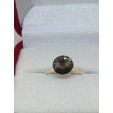 Anillo Rivoli, Color Black Diamond, Made With Swaroski