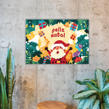 Quadro Decorativo Feliz Natal - Decoração Sala Casa