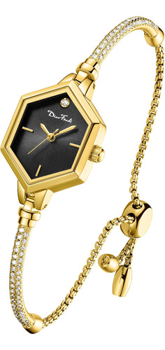 Reloj De Pulsera Pequeño De Oro Rosa Para Mujer Y Niña, Mini