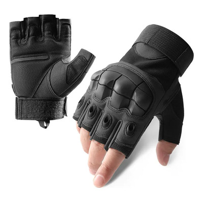 Guantes Para Moto Guantes Tacticos Militar Medio Dedo Motocicleta Y Bicicleta Negro Talla L Veegross | MercadoLibre