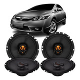 Kit 4 Alto Falantes Jbl 6 Poleg 200w P/ Civic 2006 Até 2022