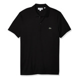 Playera Lacoste Polo Pique Basica Elegante Negro Dh2050-51