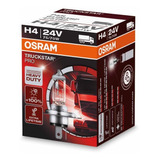 Lampara H4 Osram Truckstar Pro 24v 100% + Luz (par)