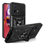 Mica + Funda Para Moto G84 Uso Rudo Slide