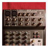 Consola Behringer Xenyx 802 Premium 8 Como Nueva Con Fuente