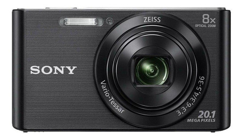 Camara Digital Sony W830 20.1 Mp 8x Zoom Hd Garantia Oficial Color Negro