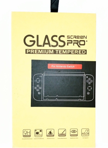 Vidrio Templado Para Nintendo Switch + Kit Colocacion