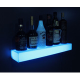 Repisa Bar Estante Acrílico Led Color Ef-4428r