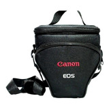 Case Triângulo Para Cameras Cânon Dslr Com Bordado Cânon Eos