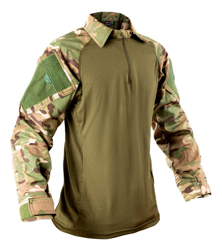 Camisa Combat T -shirt Tática Fb1075 Preto /marpat Airsoft