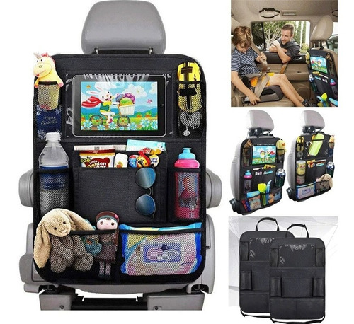 Organizador Asiento Trasero De Auto Multiuso Tablet Celular