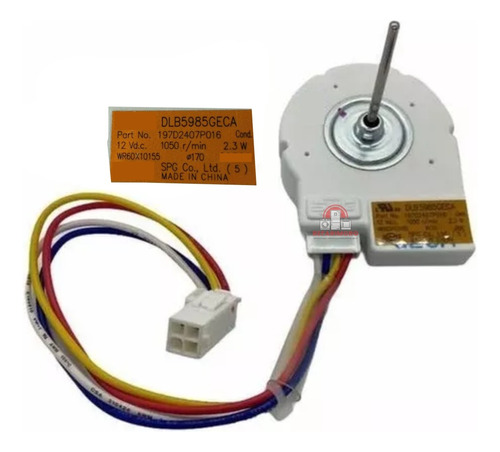 Motor Condensador 12volts Refrigerador Mabe 197d2407p016