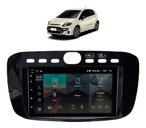 Multimidia Fiat Punto 13\17 Carplay Android Auto 2gb Ram 32g