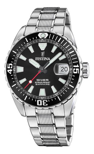 Reloj Festina F20669.3 Para Hombre Analogico Cuarzo Fechador