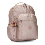 Mochila Kipling Seoul Go S - Quartz Metallic