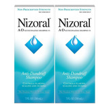 Set De 2 Shampoo Nizoral A-d Anticaspa, 7 Onzas