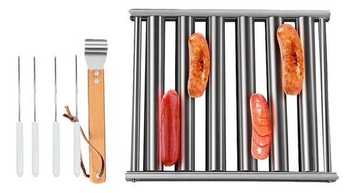 Hotdog Roller Rack Para Rollos Salchicha Acero Inoxidable Y