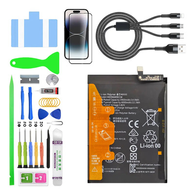 Batería Pila Para Huawei Y8s Y Y9 2019 Jkm-lx1\u002Flx2\u002Flx3\u002Fal00\u002Ftl00\u002Fal00a\u002Fal00b Hb396689ecw Con Kit De Reemplazo | MercadoLibre
