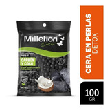  Cera Depilatoria Millefiori Carbón Coco 100gr X 3 Unidades 