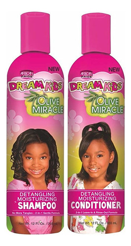 Dream African Pride Kids Olive Milagro Desenredante Champ&u.