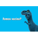 Tapete Capacho Divertido Dinofauro Fomou Vacina Ca586