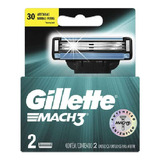 Carga Mach 3 Com 2 Cartuchos Gillette