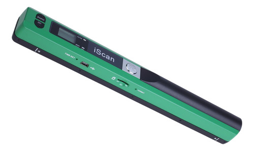 Mini Scanner Portátil Portátil 300/600 / 900dpi Com Verde