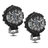 7 Inch Round Led Driving Light, 80w Led Spot Light Bar With 