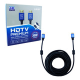 Cable Hdmi Hdvt De 30 Mts Con Doble Filtro 4k Marca Rst, 2.0