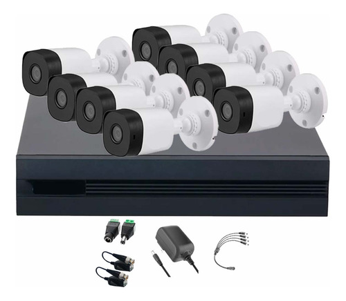 Dahua Kit 8 Cámaras Cctv 1mp Exterior Videovigilancia 