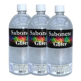 Sabonete Liquido Com Glitter Prata 3 Litros 