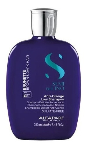 Alfaparf Shampoo Anti-orange Brunette Semi Di Lino 250ml