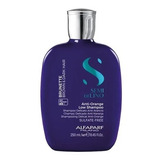Alfaparf Shampoo Anti-orange Brunette Semi Di Lino 250ml