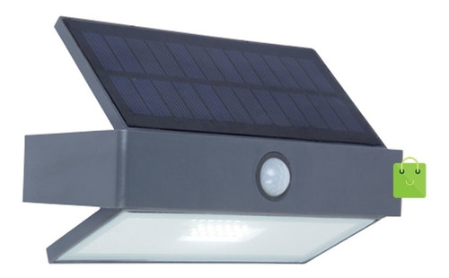 Luz Led Exterior Con Panel Solar Detector Movimiento P9106