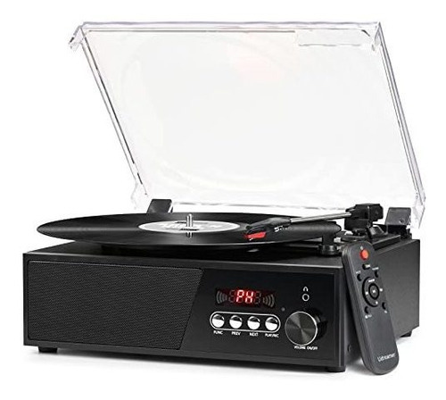 Reproductor De Discos De Vinilo Bluetooth Con Usb Digital Fm