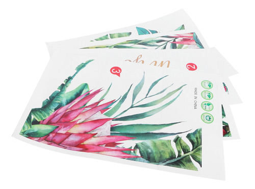 Papel Pintado Autoadhesivo Con Estampado De Plantas Y Flores