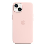 Funda Original Apple Silicona Magsafe iPhone 14 Chalk Pink