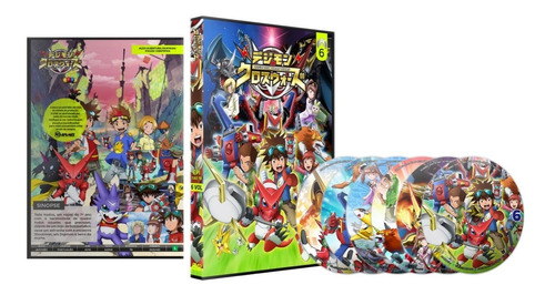 Dvd Anime Digimon Xros Wars Série Completa