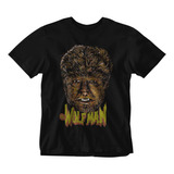 Camiseta Terror Clasico Wolf Man El Hombre Lobo C1