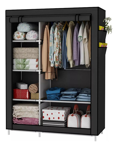 Guardarropa Ropero Organizador Armario Closet Rack Portatil