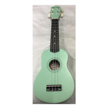 Ukulele Soprano Verde Funda Ukelele Copacabana Cpuk015