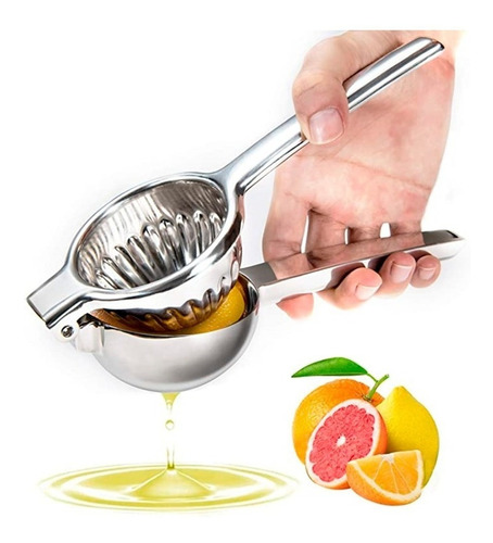 Espremedor Suco Limão Laranja Gourmet Inox Forte Chef Maciço